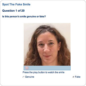 fake smile